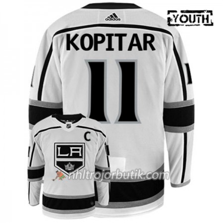 Barn Ishockey Los Angeles Kings Tröja ANZE KOPITAR 11 Adidas Vit Authentic